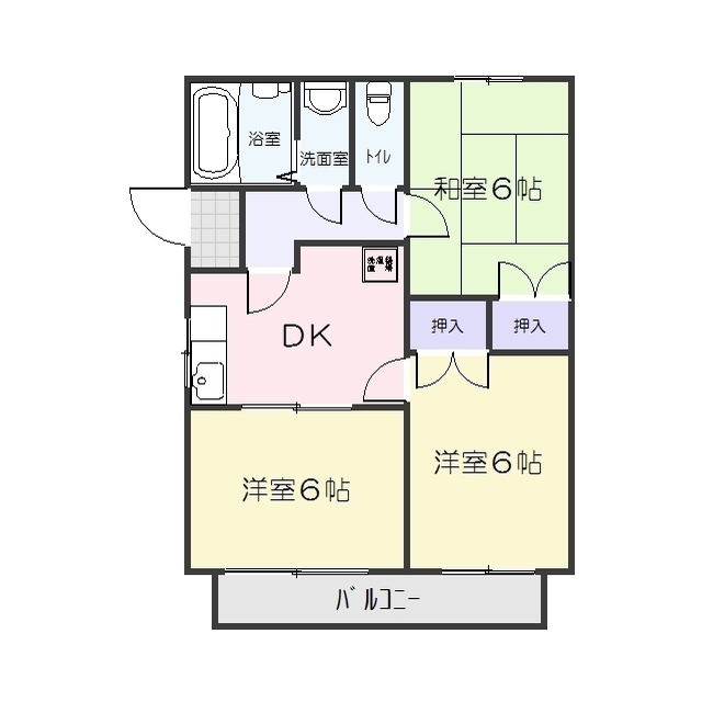 小池コーポの間取り