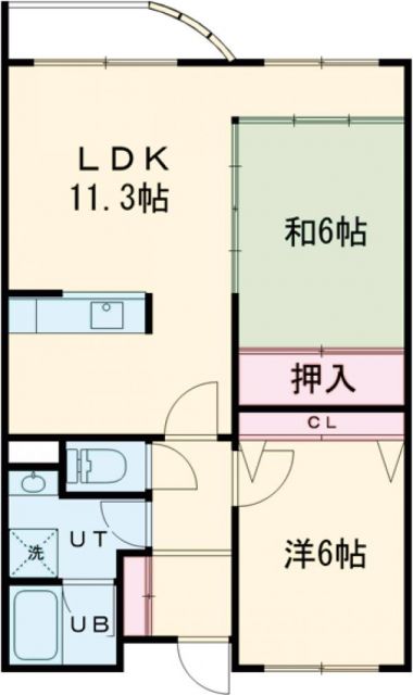 メゾンパティオ富岡の間取り