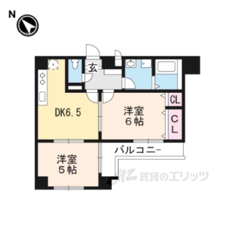 ヤマシナアーバンコテージの間取り