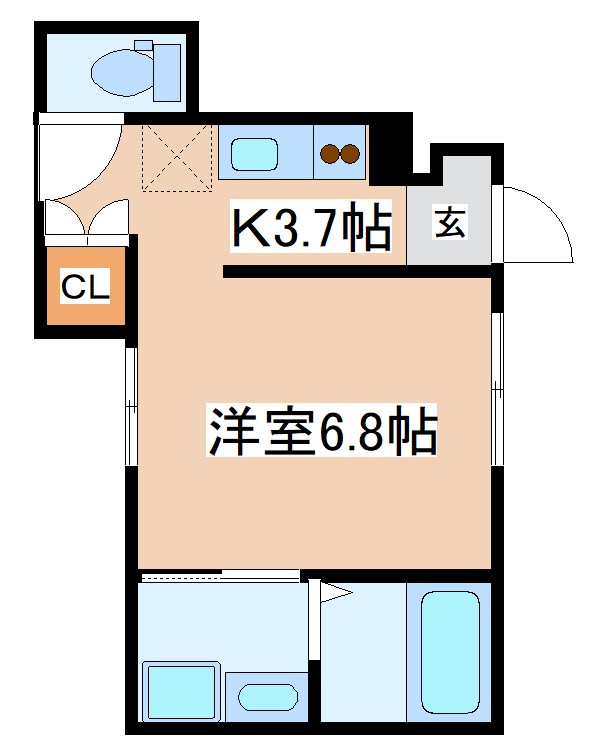 加古郡播磨町宮北のアパートの間取り