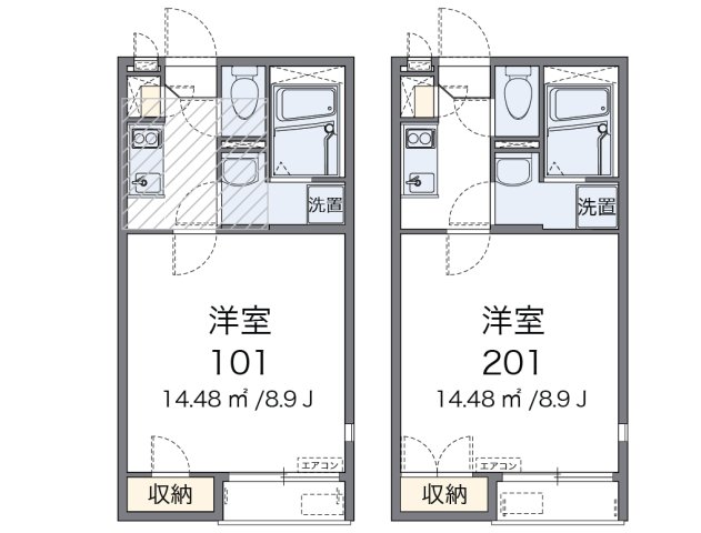 レオネクストボナールドミールの間取り