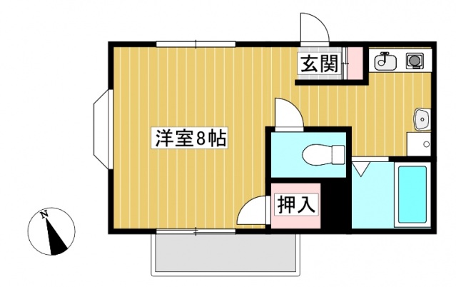 マンションみふねNo.12の間取り