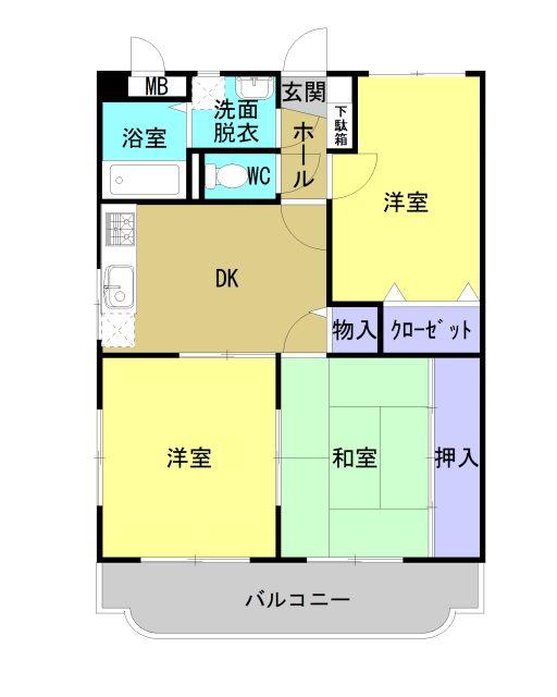 ユーミー遠田の間取り