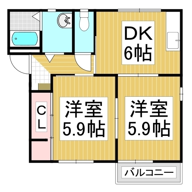 アットホーム市田の間取り