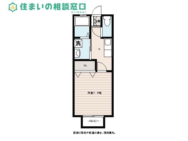 【額田郡幸田町大字大草のアパートの間取り】
