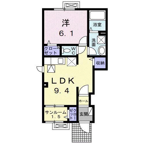 ［大東建託］コクーン吹上の間取り