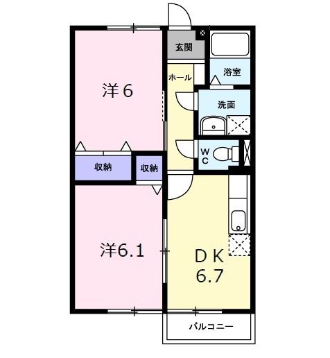 シャルマンハイムの間取り