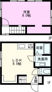 デザイナーズハウスＫＡＳＵＫＡＢＥの間取り