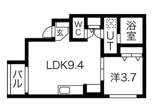 サンハイツ拓の間取り