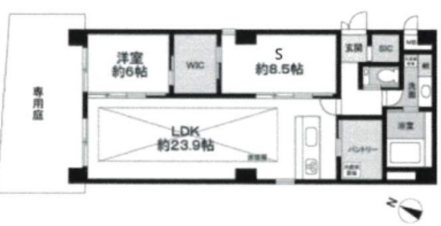 CREALpremier芝浦海岸の間取り