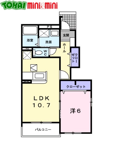 多気郡大台町佐原のアパートの間取り