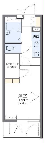 レオパレスメゾンドＭ　IIの間取り