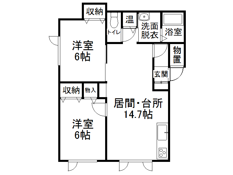 Ｓｗａｎ１３２の間取り