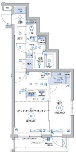 【ARCOBALENO ITABASHI SHIMURAの間取り】