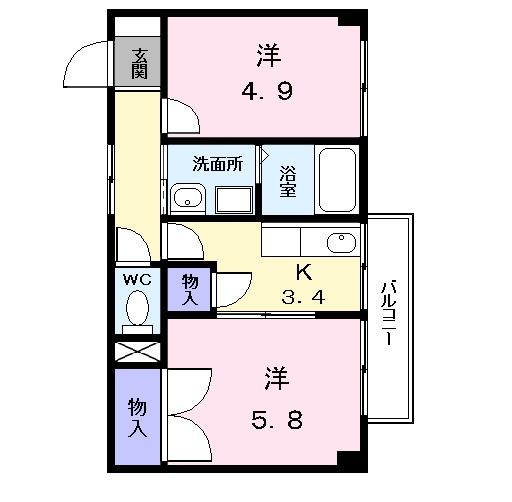 パストラルハイムの間取り