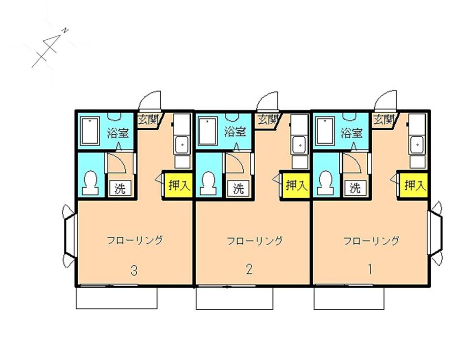 グランデュール吉野IIの間取り