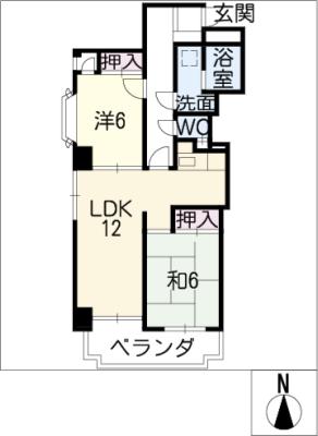 サン・アド・テシガワラビルの間取り