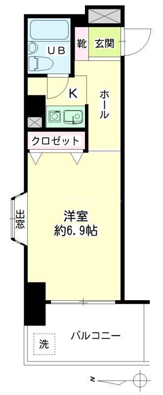 足立区一ツ家のマンションの間取り