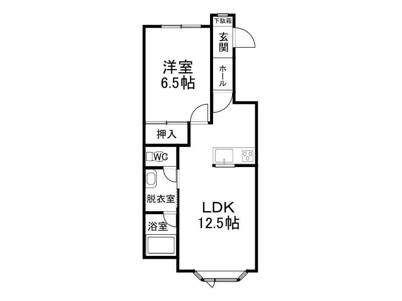 グリンピア１２の間取り