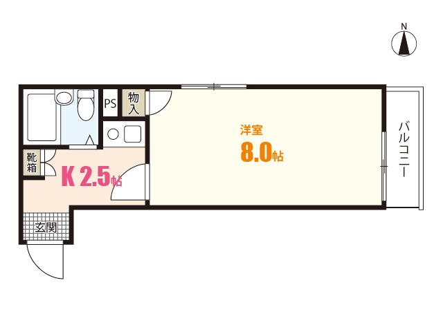 第１３やたがいビルの間取り