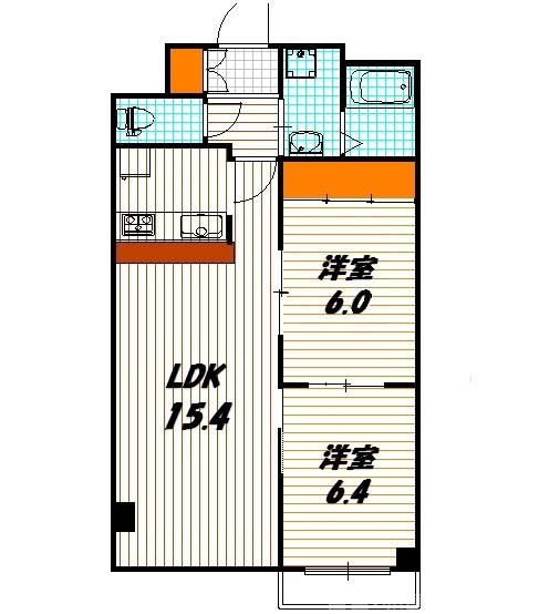 シャルト五条の間取り