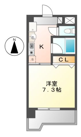 【アベニュー大宝の間取り】