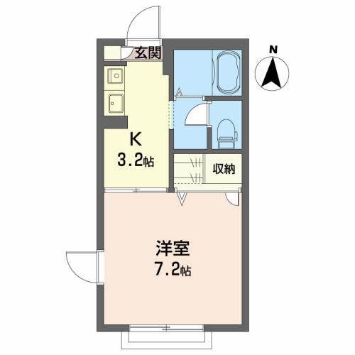 シャーメゾン西大通り　Ａの間取り