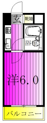 ジュネパレス新松戸第14の間取り