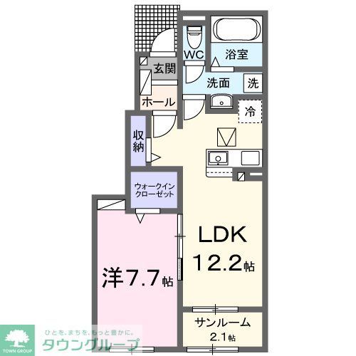 マークウエストＦ　IIIの間取り