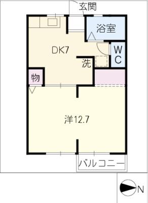 メープルマツモトの間取り