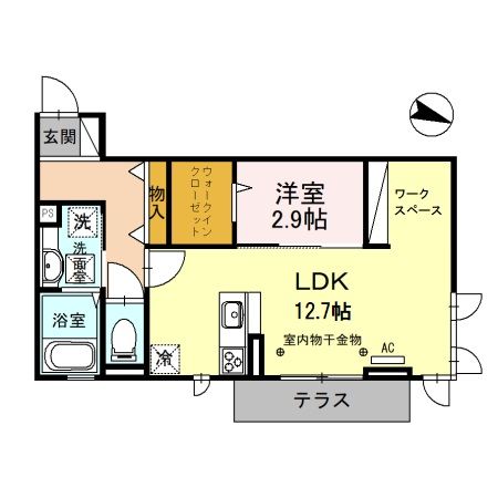 アールヴォリ町村の間取り