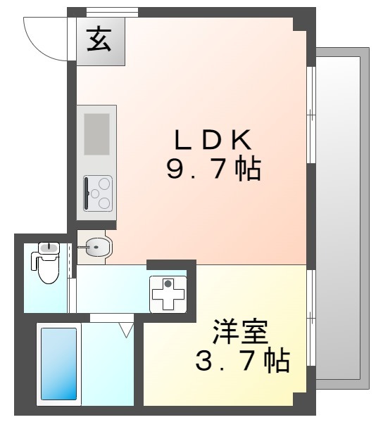 バール千田町の間取り