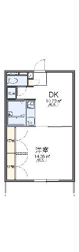 レオパレス合志の間取り