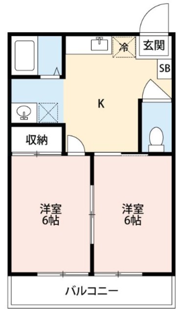 メープルハイツの間取り