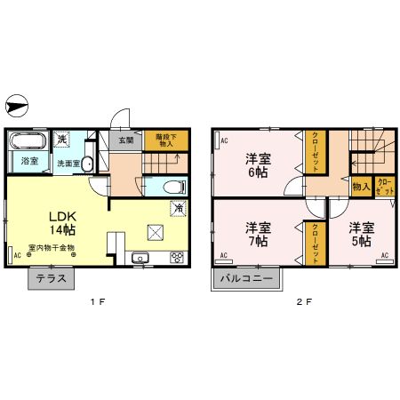 Ｄーｒｏｏｍ白銀の間取り