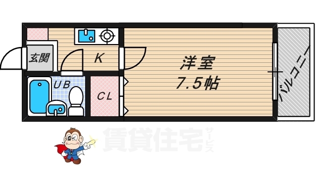 ベルメゾン3番館の間取り