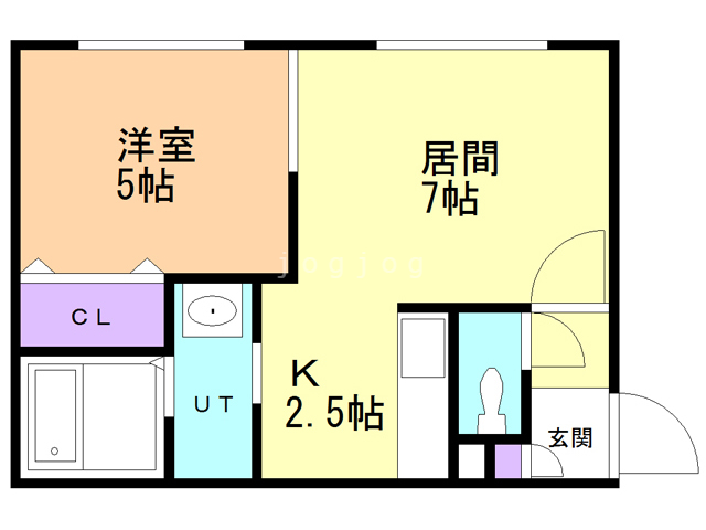 クラリス二十四軒の間取り