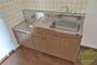 キッチン　ガスコンロ設置可能の調理スペースのあるキッチンですね。