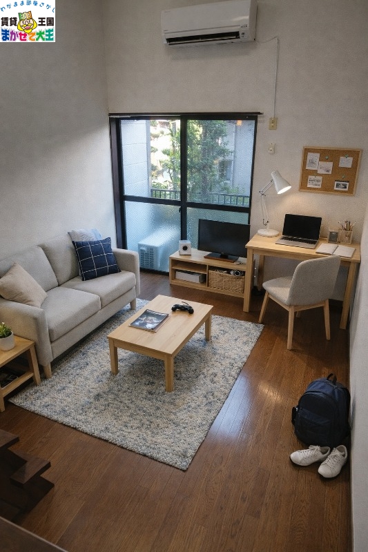 居室・リビング　家具・インテリアはＣＧです