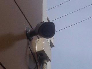 セキュリティ　防犯カメラです。