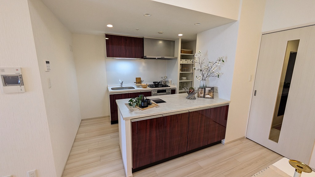 キッチン　モデルルームです