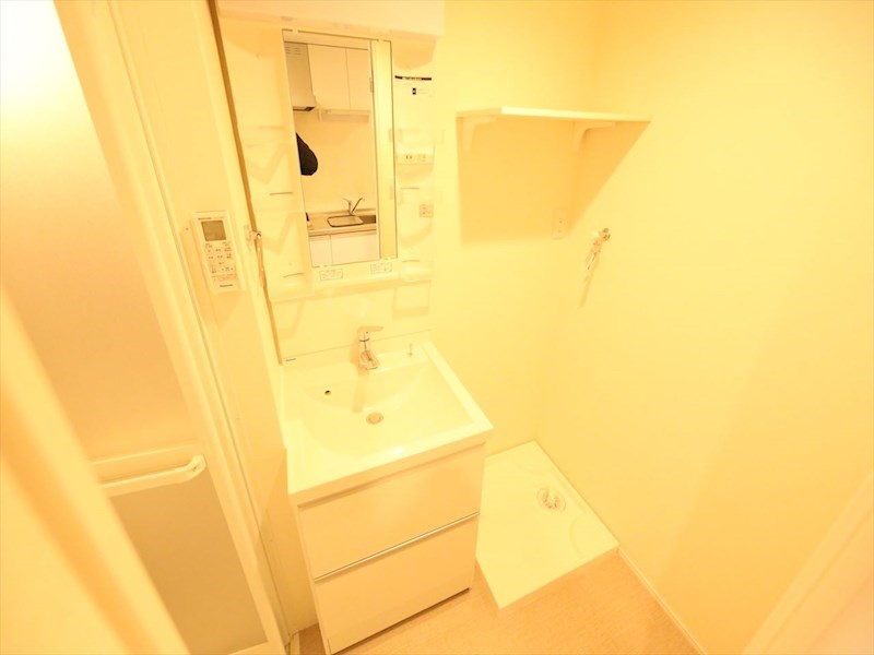 洗面設備　脱衣所　独立洗面台（シャンプードレッサー付）　同仕様写真