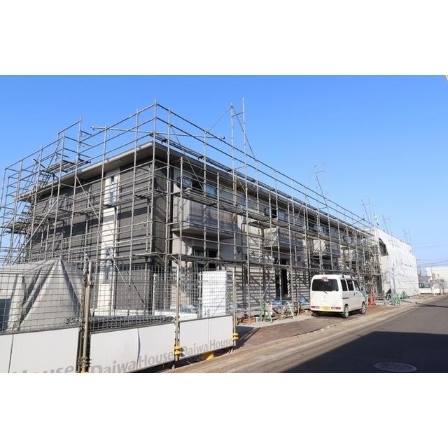 建物外観　建築中