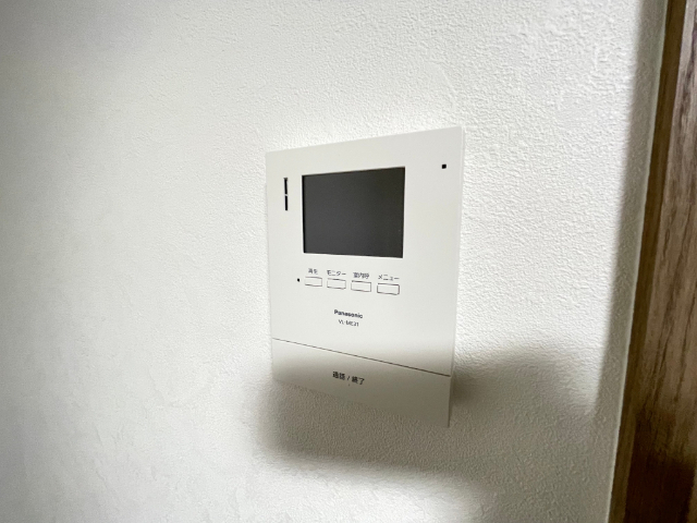 セキュリティ　モニター付きインターフォンです