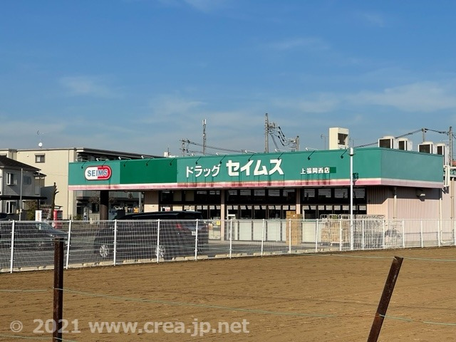 ドラックストア　ドラックセイムス（ドラッグストア）まで1100m