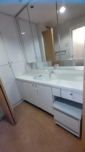 洗面設備　洗面台　※2024年8月内装後の写真