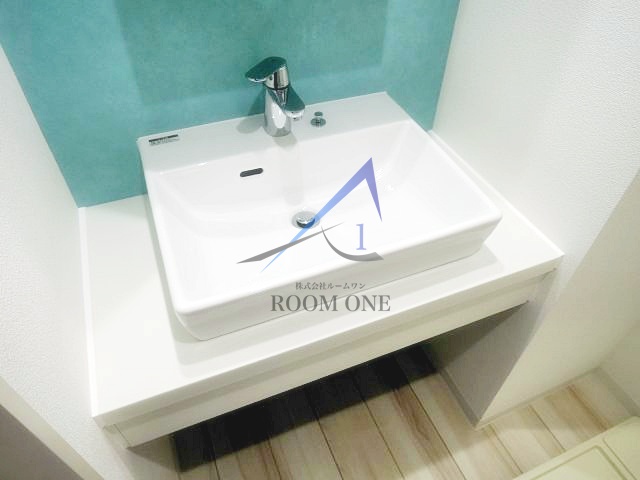 洗面設備　洗面台です。