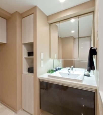 洗面設備　同物件・別2LDKタイプ室内　イメージとして