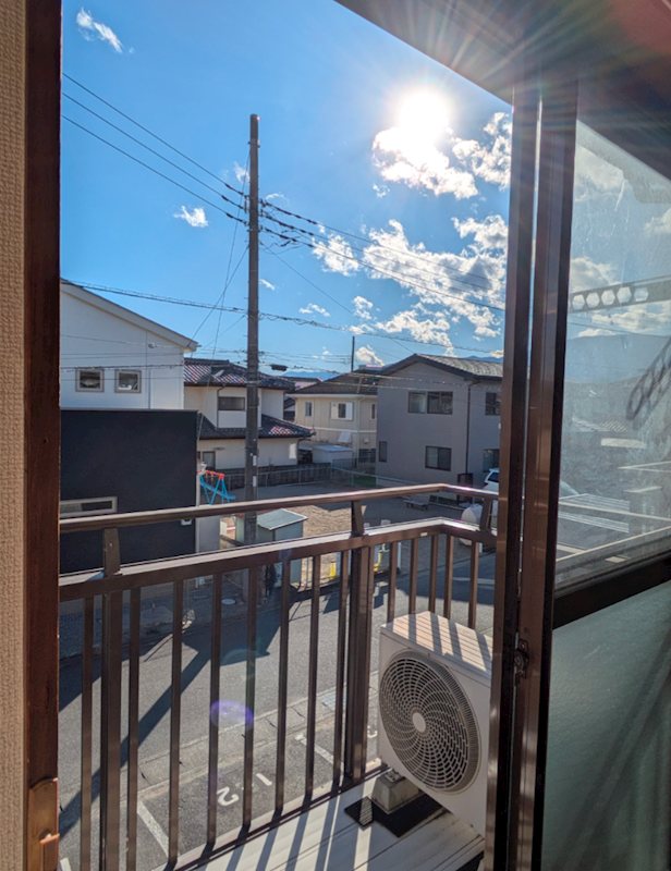 バルコニー　リフォーム中