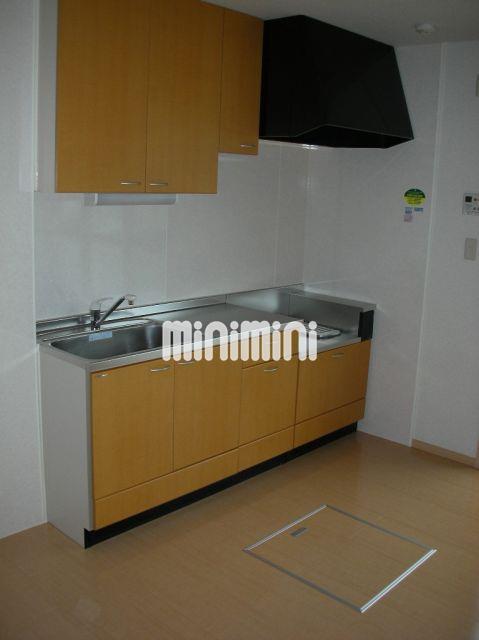 キッチン　ガスコンロ設置可の広いキッチン